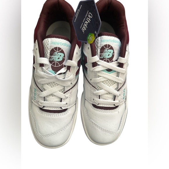 Size 5 - New Balance 550 Burgundy Turquoise - Picture 3 of 7
